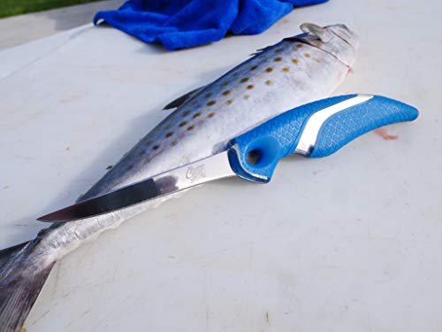 Cuda Conjunto de 6 facas para filete de peixe com afiador (18133)