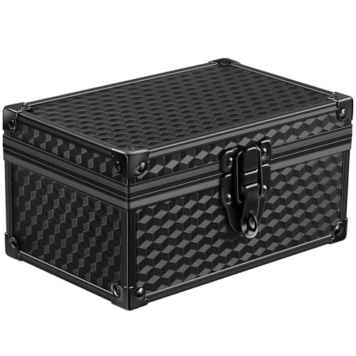 Vinanker Faraday Box for Car Keys, Car Key Fob Signal Blocker RFID Blocking Protector, Secure Anti-Theft Shielding Cage for Keyless Entry (Black Rhombus)