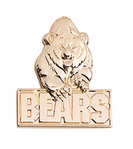 Anderson's Gold 3D Bear School Mascot Lapel Pin Pack, Set of 25, School Spirit, Awards