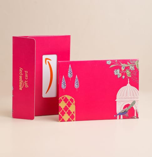 Image of Amazon Pay Physical Gift Card | Ethnic Pink | Next-day Delivery | 1-year Validity | Ideal gift for your loved ones with freedom of choice