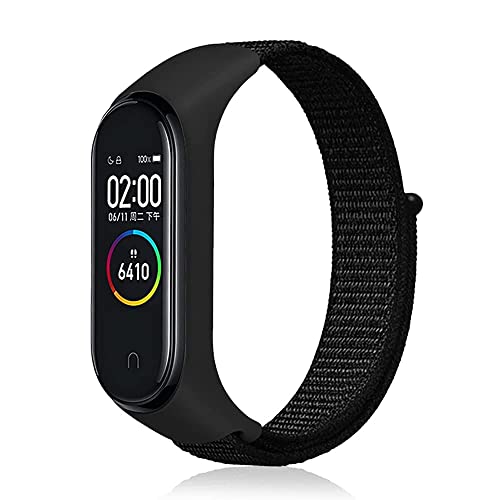 Aston Andia Compatible for Xiaomi MI Band 5 4 3 Nylon Band Strap, Replacement Sport Wristband Bracelet Universal, Fitness Band，Health Tracker ，Watch Accessories
