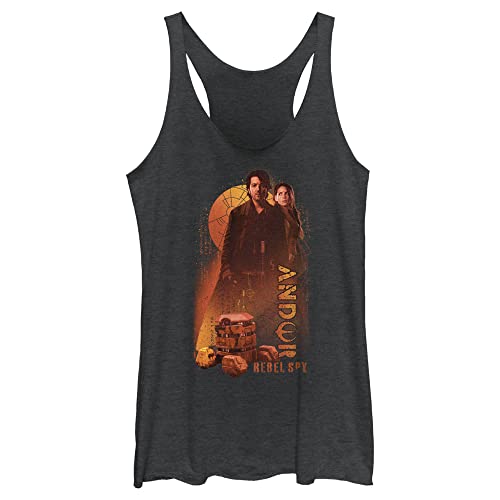 Photo de Star Wars Rebel Rebelion Chemise, Noir/Erika, M Femme