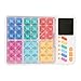 Focket Smart Sudoku Puzzle Game, 4x4 3500 Challenges Brain Teaser for Kids with Compact Design for Travel Games Birthday Gifts Easter Basket Stuffers Toys