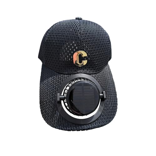 Chapeau de baseball solaire ventilateur extérieur sport et cyclisme unisexe