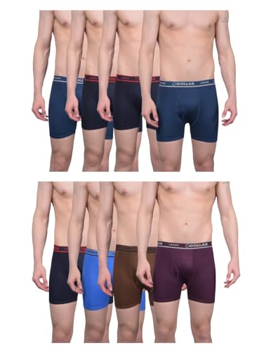 Image of Dollar Lehar Mens Combed Cotton Trunk - Actual Colour May Vary