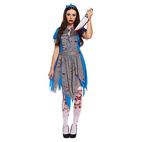 Nouvelle horreur adulte halloween comme alice en tenue wonderland costume fancydress