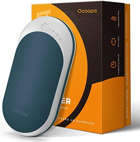 OCOOPA Hand Warmers, 1-Pack Hand Warmer Rechargeable, Electronic Pocket Heater, 5200mAh Power Bank Portable, Heat Therapy Great for Raynauds Sufferers Pain Relief, Best Tech Gifts