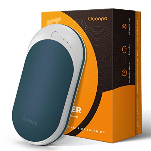 OCOOPA Hand Warmers Rechargeable, 1 Pack 5200mAh Electric Portable Pocket Heater, Heat Therapy Great for Raynauds, Hunting, Golf, Camping, Women Mens Gifts
