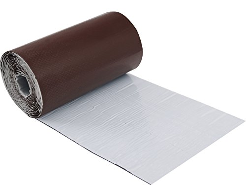 Preisvergleich Produktbild Parotec EPDM Wandanschlussband / Kaminanschlussband mit Aluminium Streckgitter (Braun)