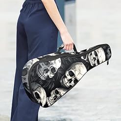 Waterproof Oxford Cloth Ukulele Bag Fairy with Bird and Flower Durable & Stylish Ukulele Case with Storage Funny Skull Pattern - Les Beatles, Paul McCartney, John Lennon, RIngo Starr, George Harrison Waterproof Oxford Cloth Ukulele Bag Fairy with Bird and Flower Durable & Stylish Ukulele Case with Storage Funny Skull Pattern – Image 6