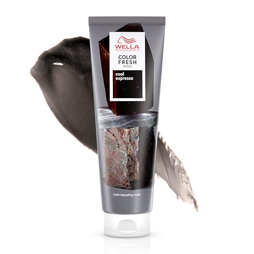 Wella Professionals Color Fresh Mask | Cool Espresso | Natural Shade | Hair Color-Depositing Mask |...