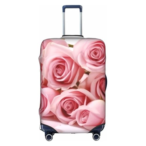 Rose Printed Luggage Cover Elastic, Washable, Universal Fit 18-32 Inch Travel Suitcase Cover Easy To Identify