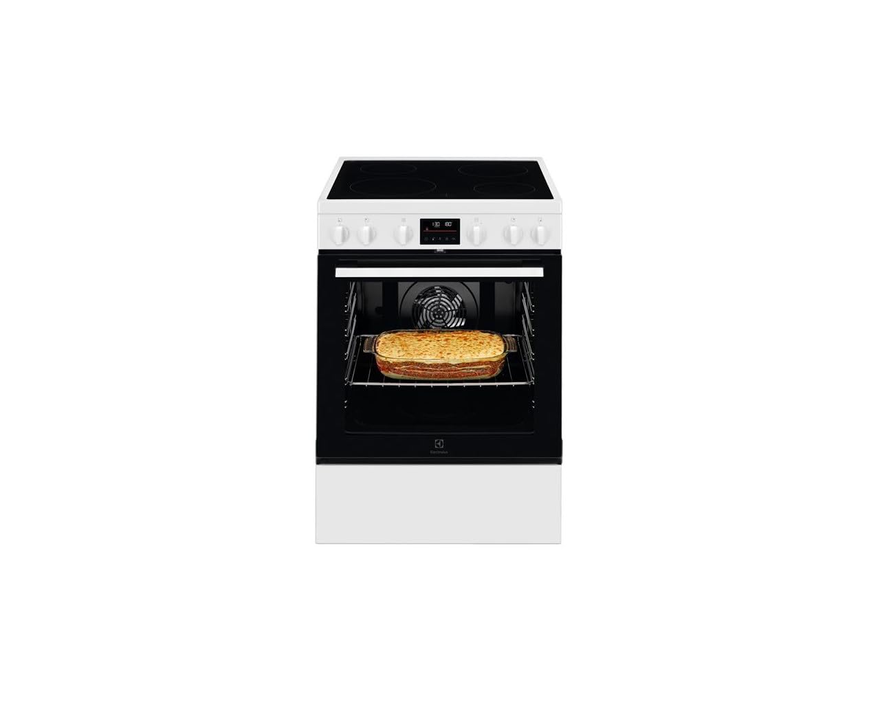 Cuisinière Vitrocéramique 73l 4 Feux Blanc - LKR64890AW