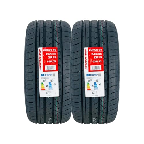 245/35ZR19 FRONWAY EURUS 08 93W XL High-Performance Tyre – Extra Load, Sports Car Tyre, Ultra Grip for Wet & Dry Roads – 245 35 19 (2)