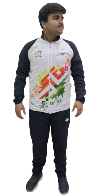 KHELO India KIT Set (Trouser & Jacket), Full Jersey Set (Trouser & Jacket) Track Suit