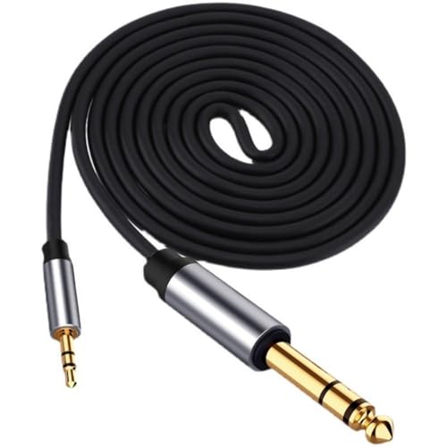 Câble stéréo 3.5 à 6.35 évitant les grésillements lors des connexions de vos appareils