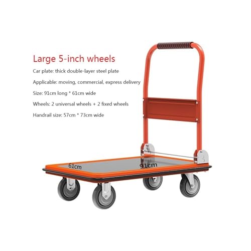 Carretilla plegable ligera de mano para transporte miniatura 2