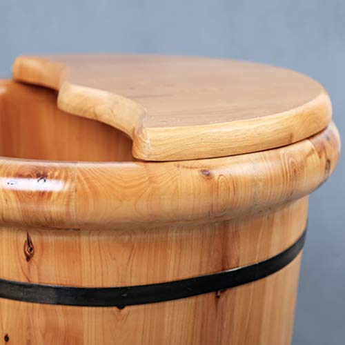 Masajeador spa para pies de madera de cedro 42x25 cm miniatura 5