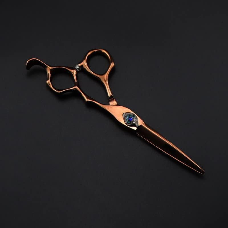 ヘアカットシザー、6インチプロフェッショナル440cスチールレトロフェニックスヘアシザーカッティング理髪ツールヘアカット間伐シザー美