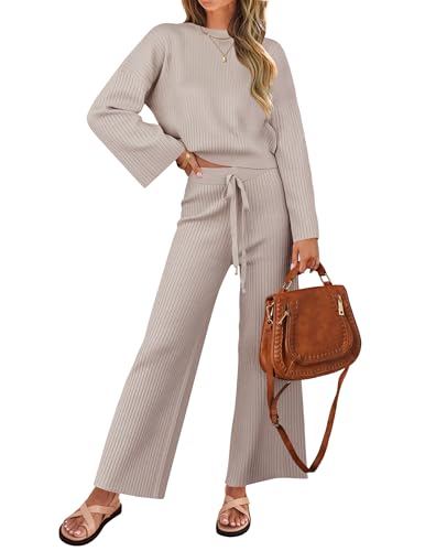 ZESICA Women's 2 Piece Outfits Set 2025 Casual...