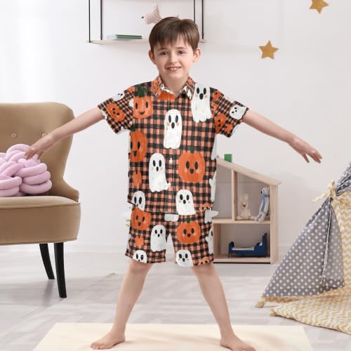 Image of Boccsty Ice Cream Drip Boy Summer Shorts Sets Hawaiian Toddler Boys T-Shirt & Pants 2 Pcs 3T-10T
