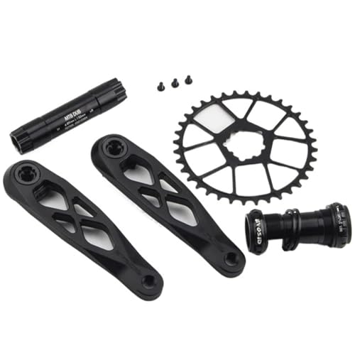 �݊���������܂�EVOSID ���y�� MTB �N�����N�Z�b�g 165/170mm DUB 29mm �� 3 �l�C�� �X�g���[�g �C���X�g�[�� �G���f���[�� AM �o�C�N(Black 32T BB,175mm)