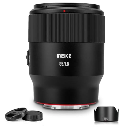 Meike 85mm F1.8 SE Mark II de fotograma Completo para Canon EF, teleobjetivo Medio con Enfoque automático STM para Canon con Montura EF cámaras 5D, 6D, 5D Mark IV y 6D Mark II