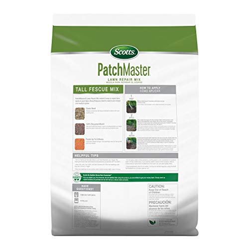 Scotts Patchmaster Lawn Repair Mix Tall Fescue Mix, Combination Grass Seed, Fertilizer, And Mulch, 4.75 Lbs. #TOP5