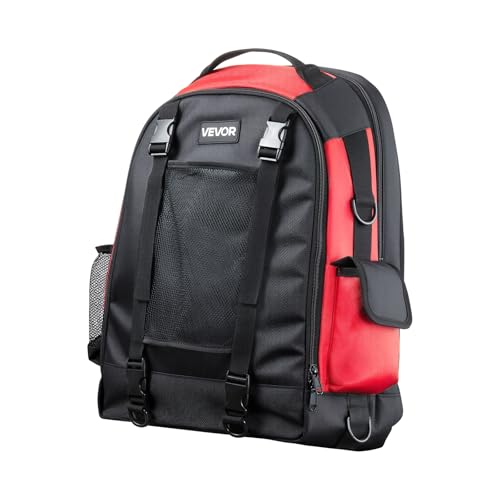 VEVOR Welding Backpack, 25.2L Welder Backpack for Tools and Helmet, 1680D High-Density...