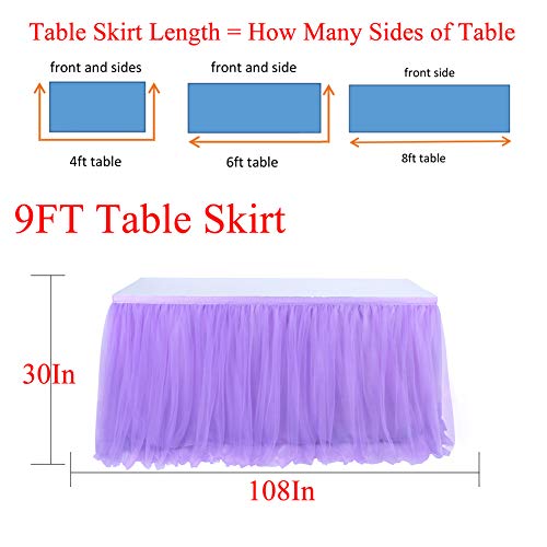 Gonna da Tavolo Tulle Gonna lunga Tutu in tulle