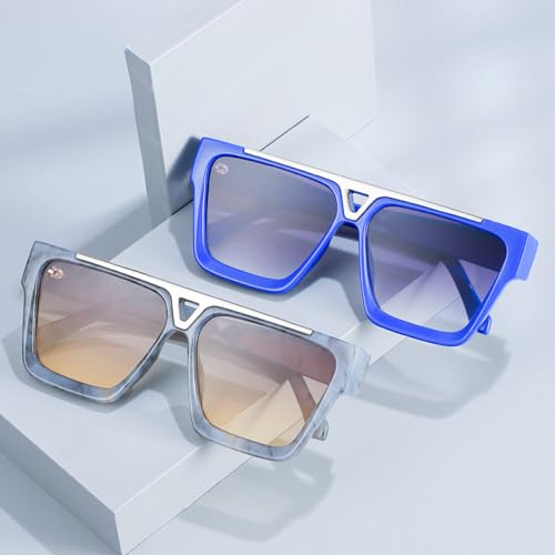 Popular Fashion Women Sunglasses Retro Gradient Mirror Eyewear Shades UV400 Men Sun Glasses2