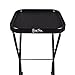 Betty Dain Folding Service Tray, Organized Work Area For Salon Services, Simple Tray Lock Release Tilts to Upright Storage Position, Rubber Wheels, 14.5 x 13.5 Inch Tray, 35 Inch height
