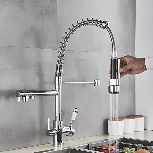 Filtre à eau robinet de cuisine pull down pour éliminer les bouteilles plastique - 4