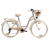 Goetze Mood 28 Zoll Damen Citybike, 18 Zoll Tiefeinsteiger Stahlrahmen, 7-Gang...