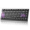YUNZII RT75 PRO Wireless Gaming Keyboard,Hall Effect Mechanical Rapid Trigger Magnetic Keyboard Bluetooth/USB-C/2.4G 8KHz Polling Rate &128K Scan,RGB Backlit,TGL/SOCD/DKS/MT (Black, Outemu Red Switch)