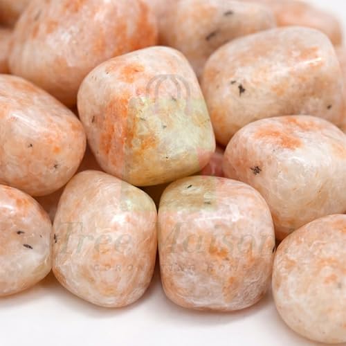 Image of Sunstone Tumble Stone | 50 gm Tumbled Gemstones | Reiki Healing Stones | Home Decor Pebbles | Aquarium Gravel | Garden & Table Dcor