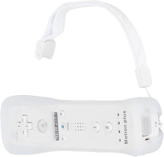 جهاز تحكم عن بعد لاسلكي ، جهاز تحكم عن بعد طويل لـ Wii لـ WiiU Distance Wireless Remote Control White