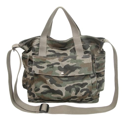 Bolso Tote Hobo MaxxCloud Unisex con Estampado Camo-Leopardo miniatura 1