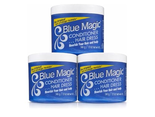 Blue Magic Hair Conditioner Original Conditioning Formula 12 oz (Pack of 3)