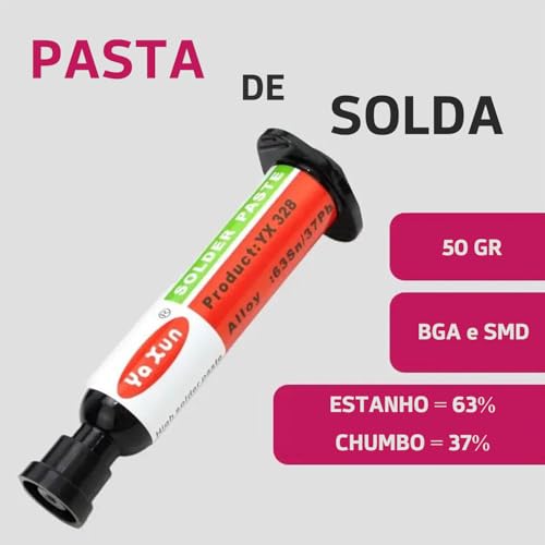 Solda Em Pasta Seringa Para Chip's Bga E Smd - Ya Xun Yx328