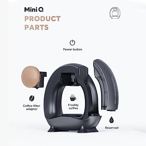 Image of Semi-automatic Coffee Maker for Home 240ml 85 Degrees Constant Temperature 1400W Silent Portable Americano Coffee Maker Machine for Coffee Powder Tea-leaf