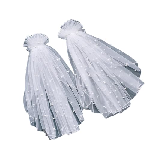 GKYQVE Elegante cubierta de hombro con tachuelas y perlas, accesorio de vestido de novia desmontable para mujer, accesorios de vestido de novia
