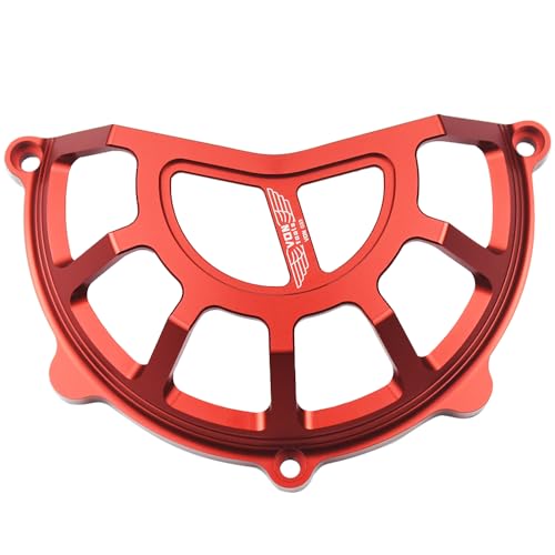 Image of Vented Dry Clutch Red Open Cover with Hard Anodized Finished 97380591A For Ducati Dry Clutch Hypermotard 1100 EVO M900 Monster 1000 1098 R S 998 999 916 996 SP SPS