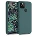 Produktbild kwmobile Hülle kompatibel mit Google Pixel 5 Hülle - Silikon Handy Case - Handyhülle weiche Oberfläche - kabelloses Laden - Blaugrün