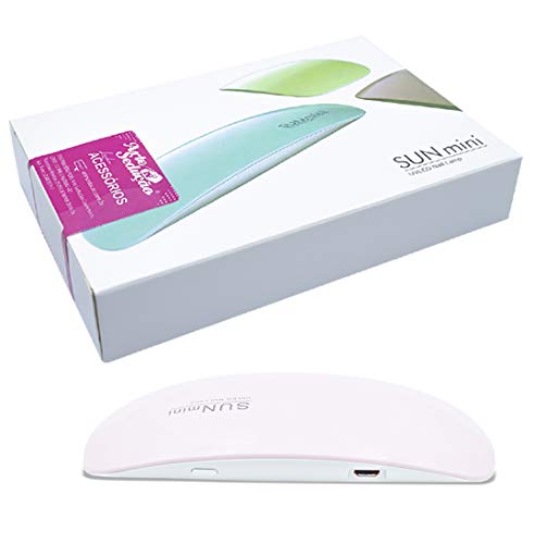 Mini Cabine Led/uv Sun Mini Portátil 6w Unhas Gel Branca Bivolt