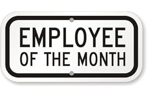 Deluxe Employee of the Month Frame & Plaque