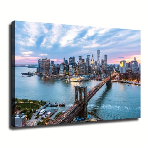 Brooklyn Bridge Canvas Poster Wall Art