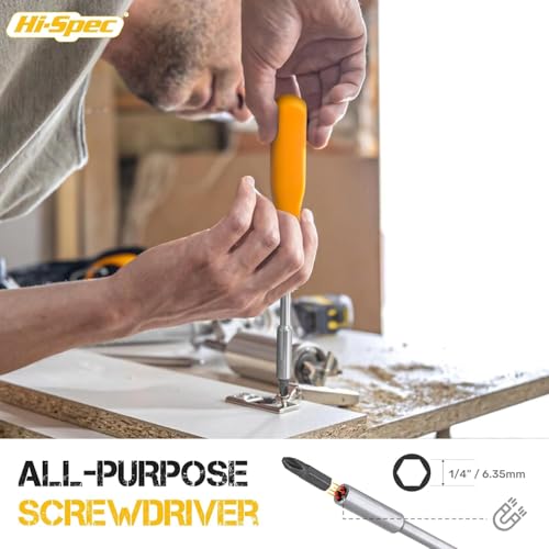 Image of Hi-Spec 25-Piece Small Tool Kit with Knife and Hex Key Included: Basic Essential Tool Set for Home, Office, and College