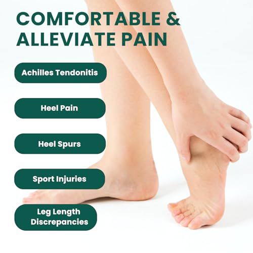Image of Heel Lift for Women Men Shoe - Bukihome 3 Layers Adjustable Orthopedic Shoe Lifts for Leg Length Discrepancy, Uneven Legs, Pain Heel - Height Increase Inserts 1 /8 inch 2 /8 inch 3 /8 inch, Large Pack of 1