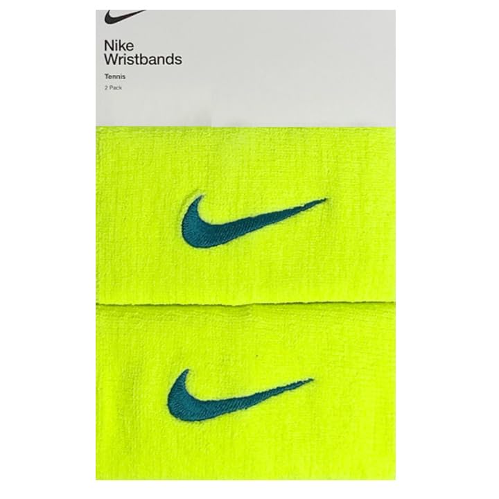 Nike Premier Doublewide Wristbands (1 Pair) - Stretchy, Comfortable fit - Absorbent Fabric Helps Keep Your Hands Dry.